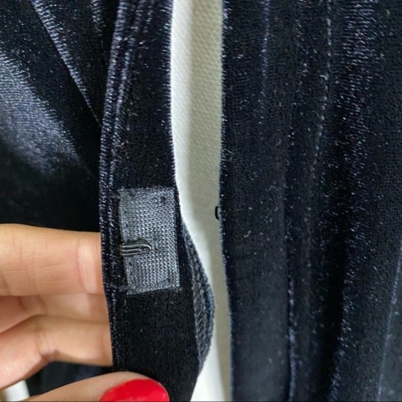 Vintage Villager A Liz Claiborne Velvet Long sleeve open front Cardigan M - Picture 5 of 10